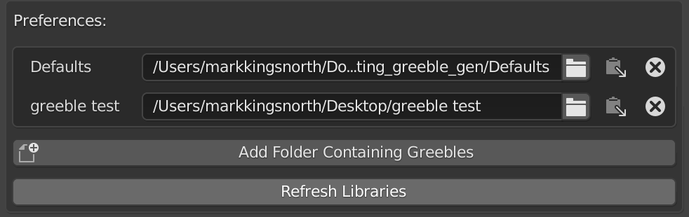 Greeble Libraries Refresh